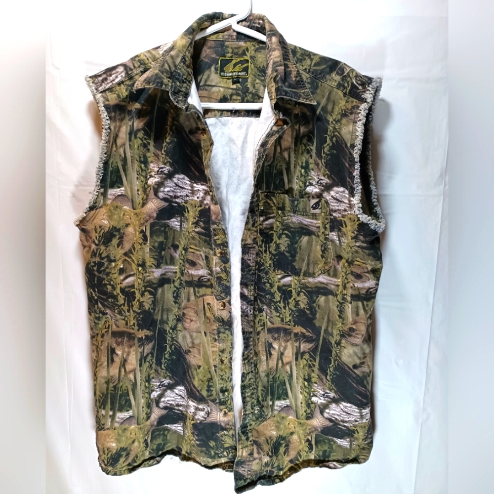 Fishouflage Camo Sleeveless Men's Shirt